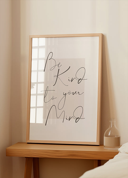 Soyez gentil avec votre esprit 4 Poster