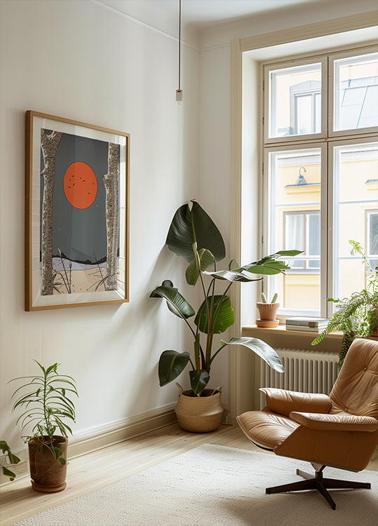 Paysage d’hiver Poster