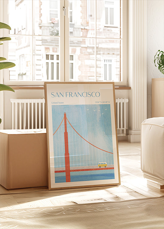 San Francisco, pont du Golden Gate Poster