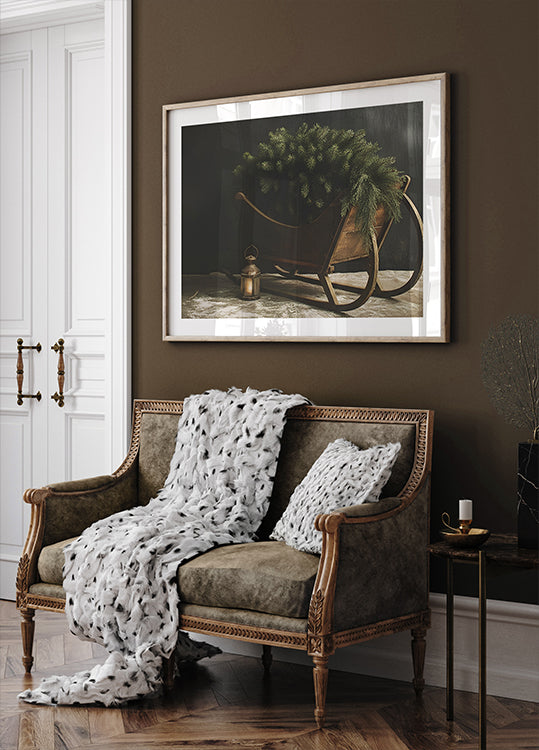 Traîneau de Noël Poster