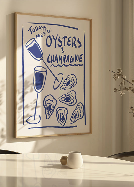 Affiche Délice du menu du jour