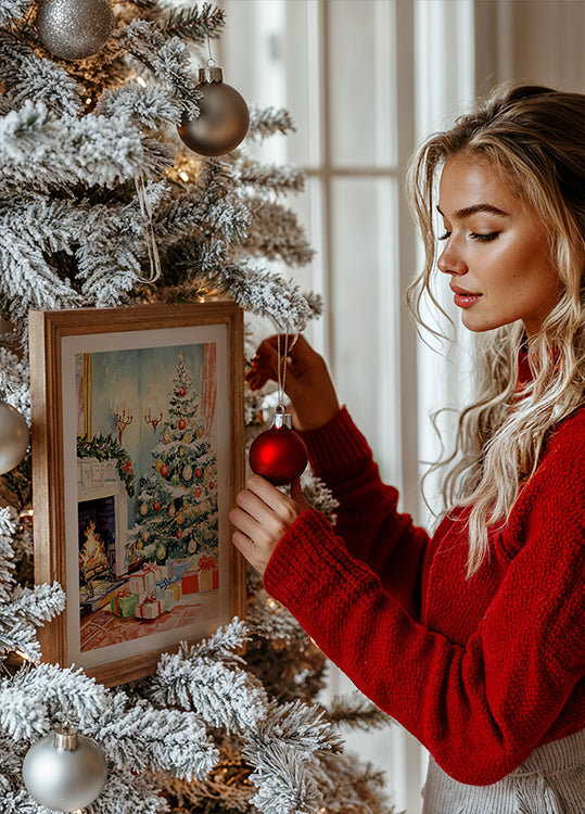 Affiche de salon de Noël