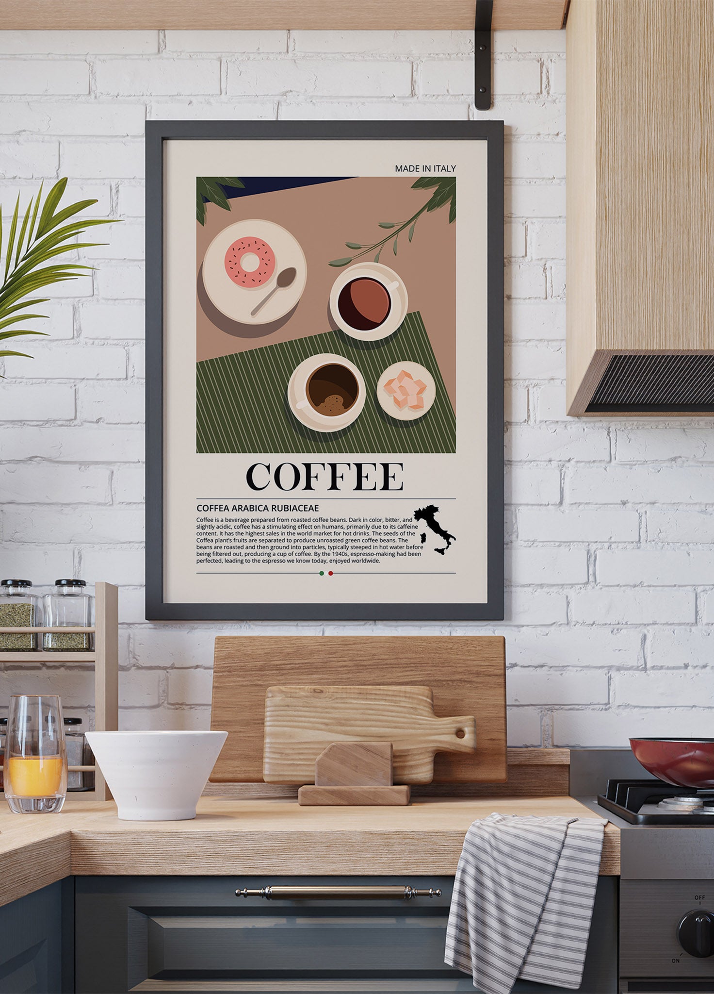 Affiche « Café Made in Italy »