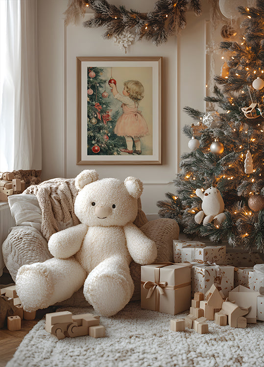 Jeune fille à la veille de Noël Poster