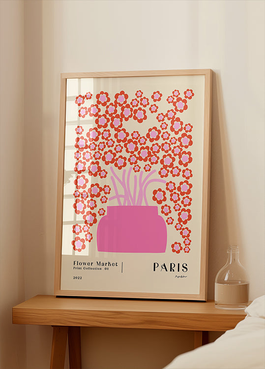 Marché aux fleurs. Paris affiche