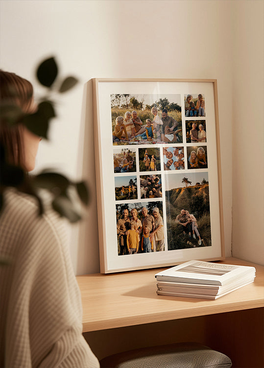 Affiche de collage de photos personnalisée