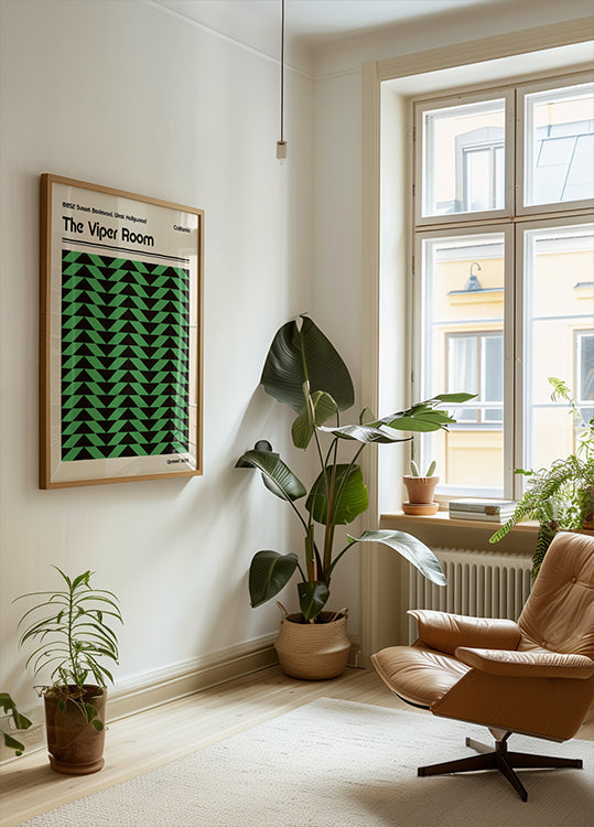 Affiche rétro de la salle Viper