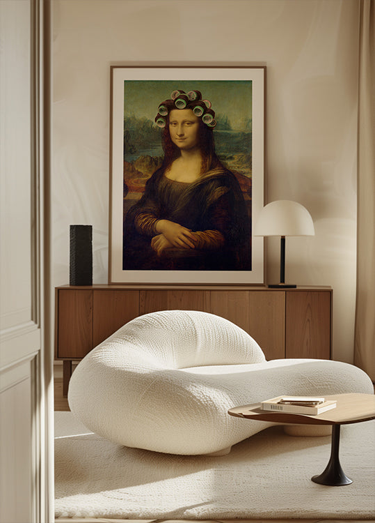 Mona Lisa -  the Curly Girly Edition (NEW) - Posterbox