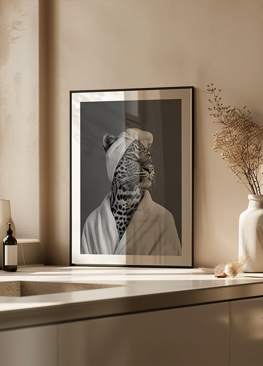 Journée Spa Lady Leopard Poster