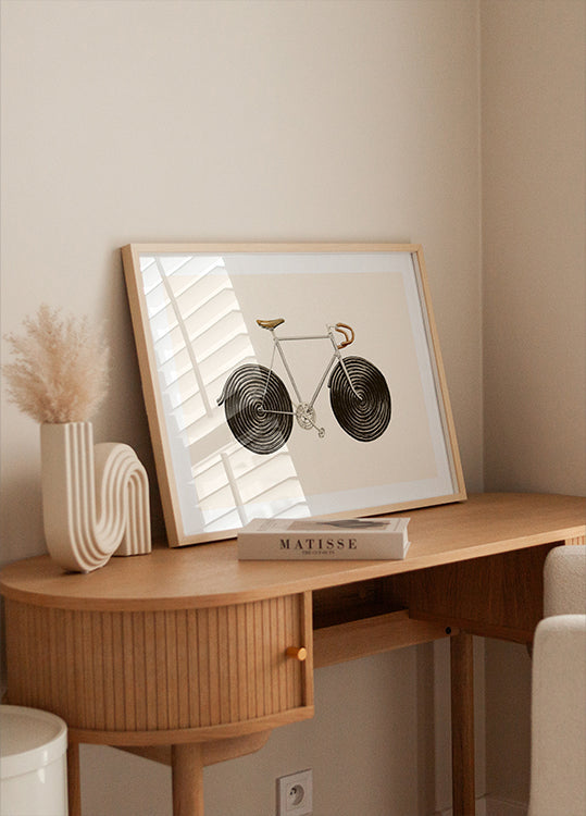 Vélo de réglisse Poster