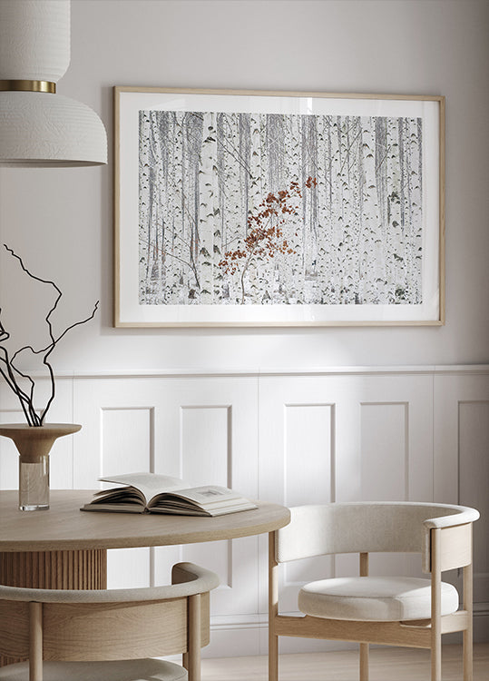 Du blanc Poster