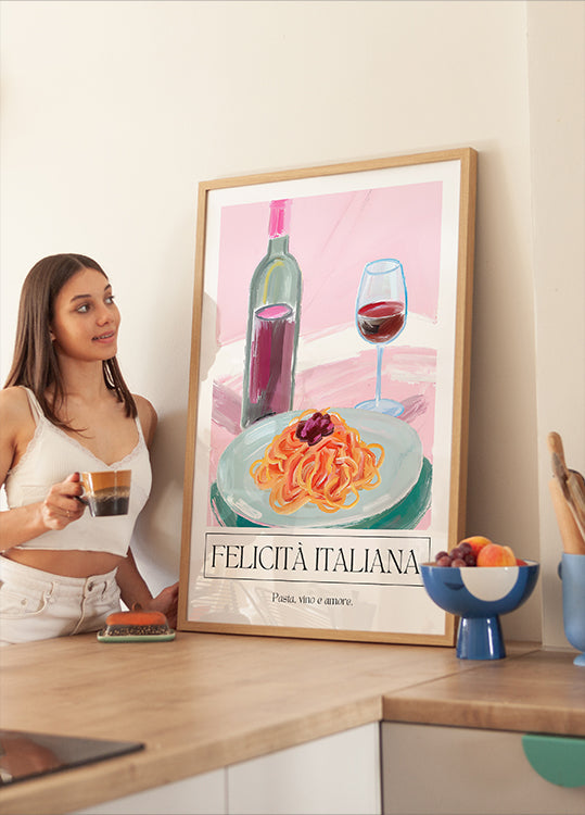 Felicità Italiana Poster