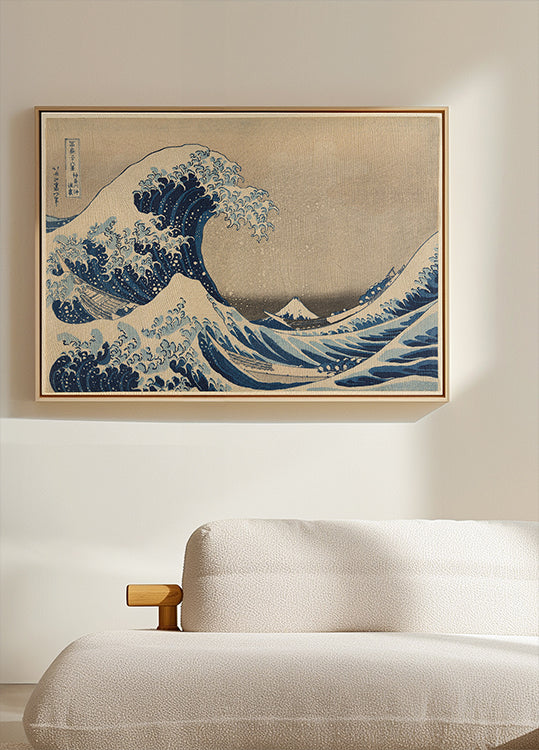 La grande vague au large de Kanagawa Poster