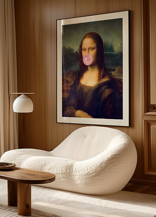 Mona Lisa Bubble Gum Poster