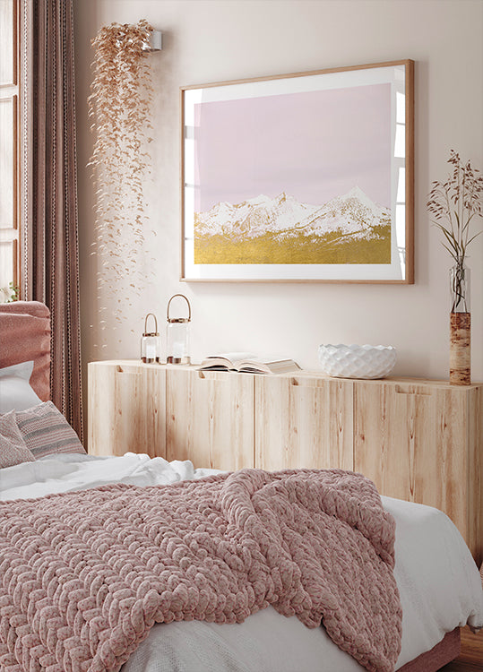 Montagnes d'or Poster