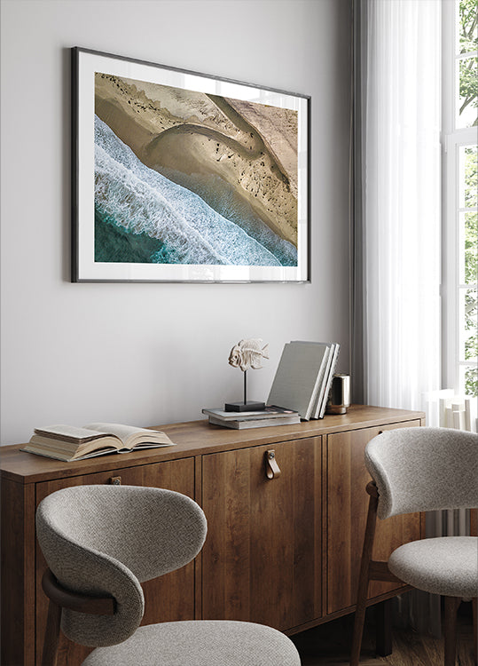Affiche aérienne de Big Sur