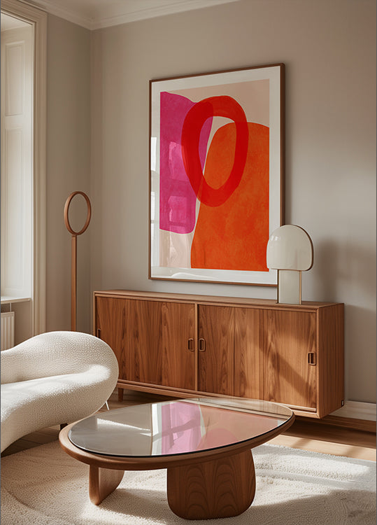 Lignes peintes 5 copie affiche