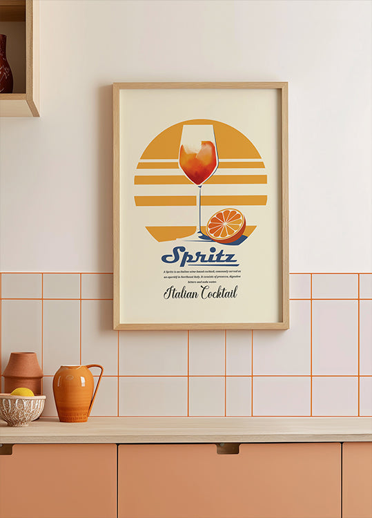 Impression d'été Spritz Poster