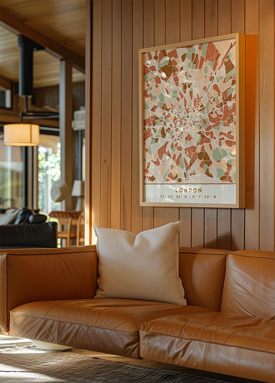 Cartes noires tons de terre 41 Poster