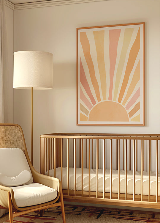 Lever de soleil bohème Poster