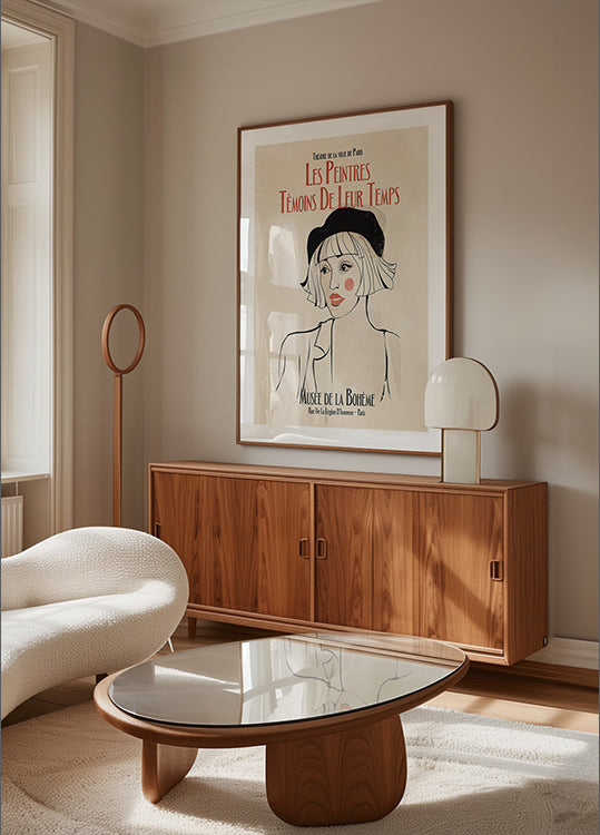 Muse parisienne Poster