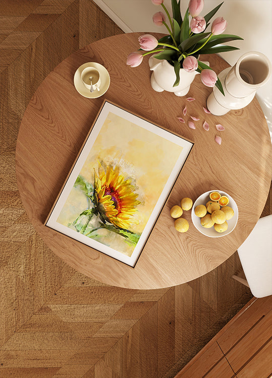 Fleur Ensoleillée Poster