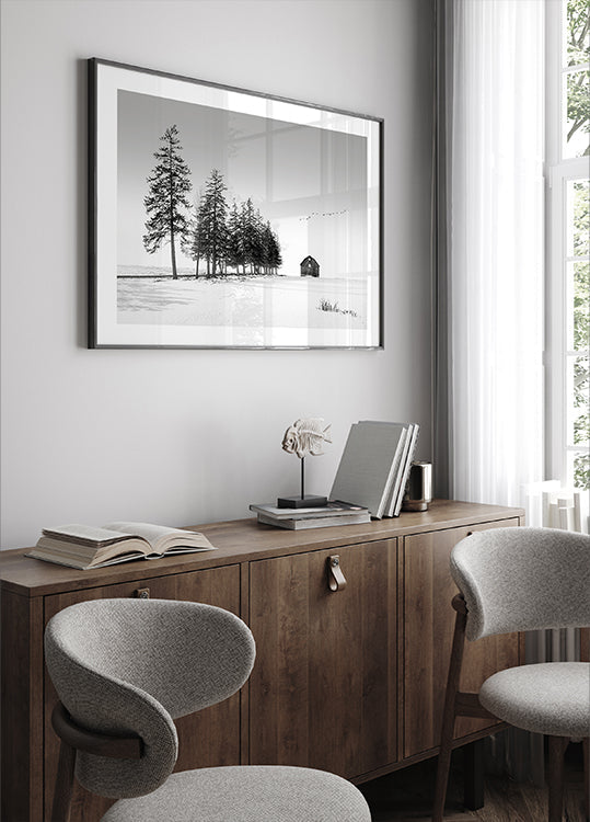 Une journée d’hiver ensoleillée Poster