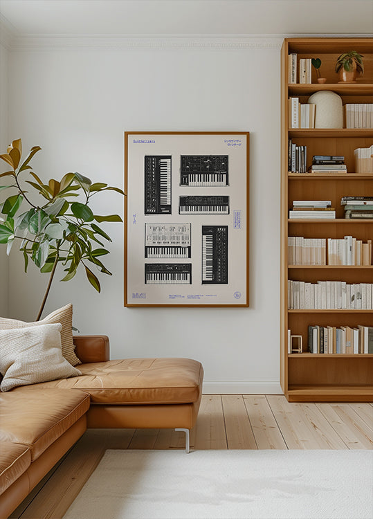 Synthétiseurs Poster