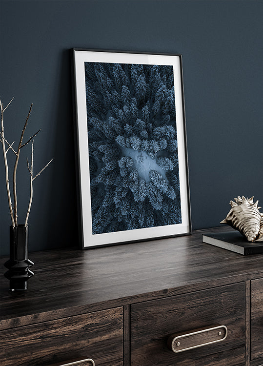 Poster Texture de la forêt