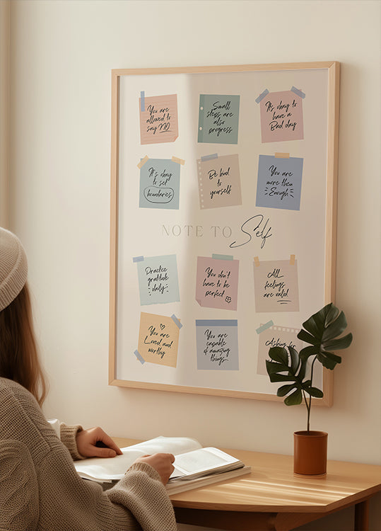 Note à soi-même Poster