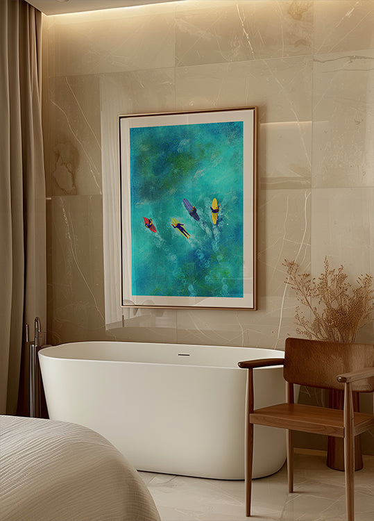 Mecs surfeurs Poster