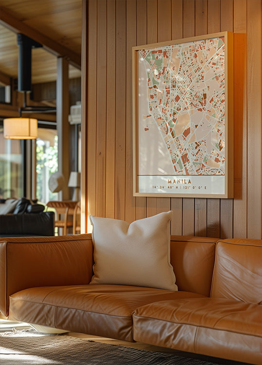 Cartes noires tons de terre 46 Poster