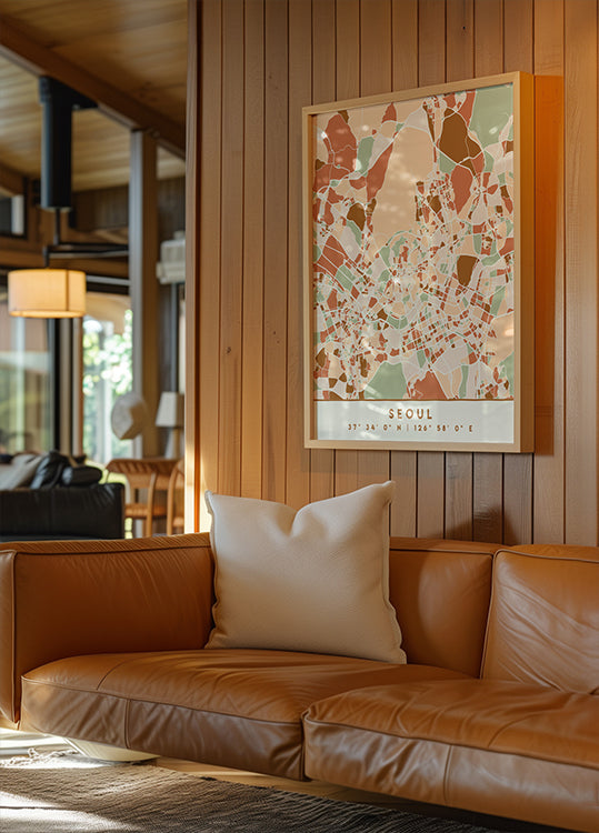 Cartes noires tons de terre 79 Poster