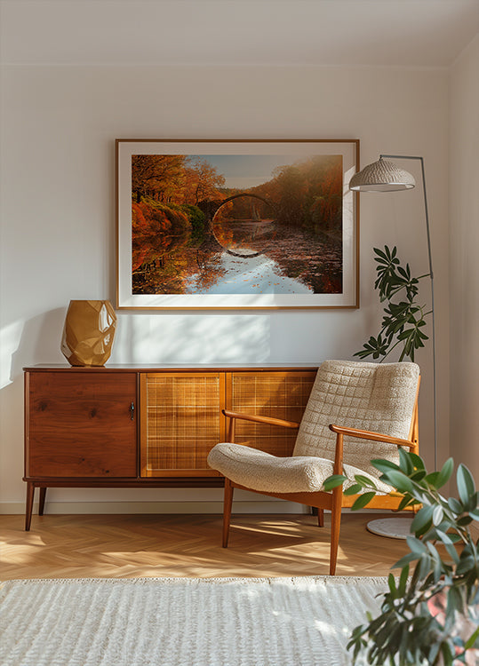 Lac d'automne Poster