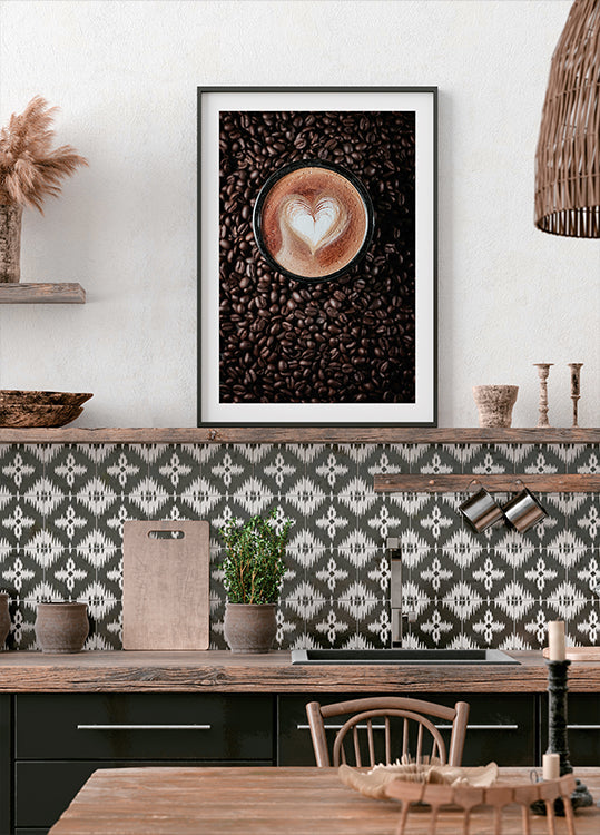 amour latté Poster