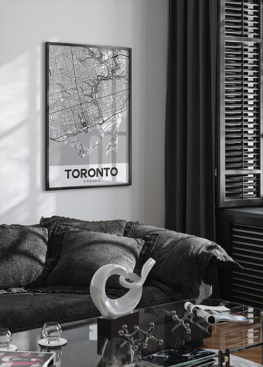 Toronto blanc Poster