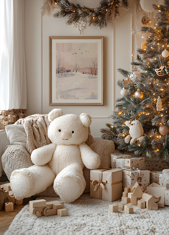 Vögel en hiver Poster