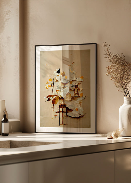 Sérénité fleurie Poster