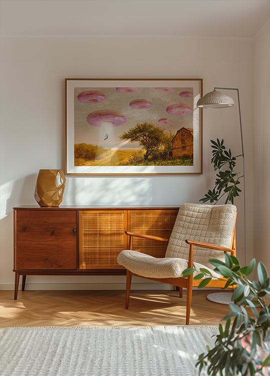 Invasion de beignets Poster