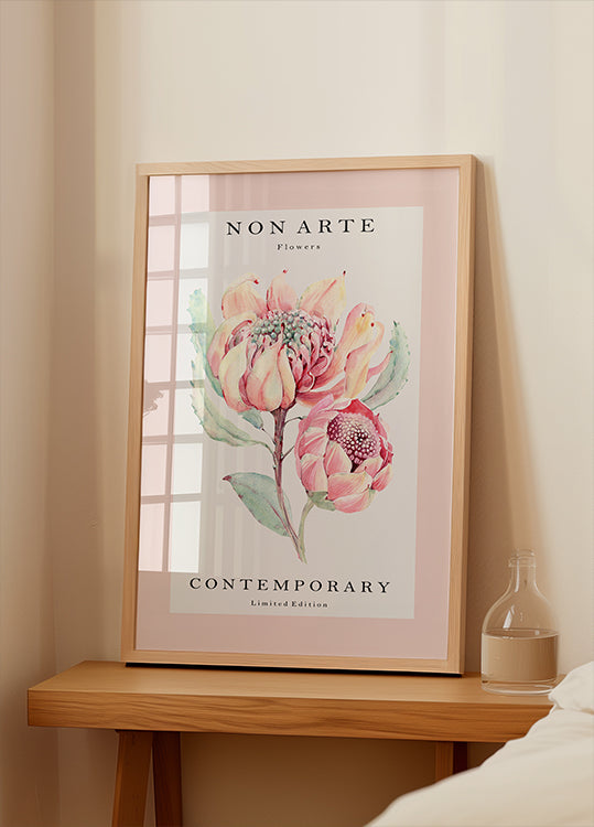 Fleur de rose Non Arte Poster