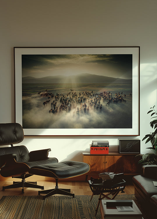 Chevaux sauvages Poster