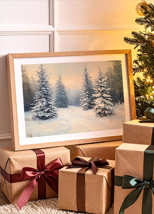 Hauteurs à feuilles persistantes Poster