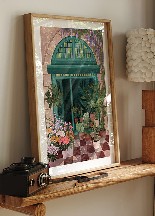 Fleuriste français Poster