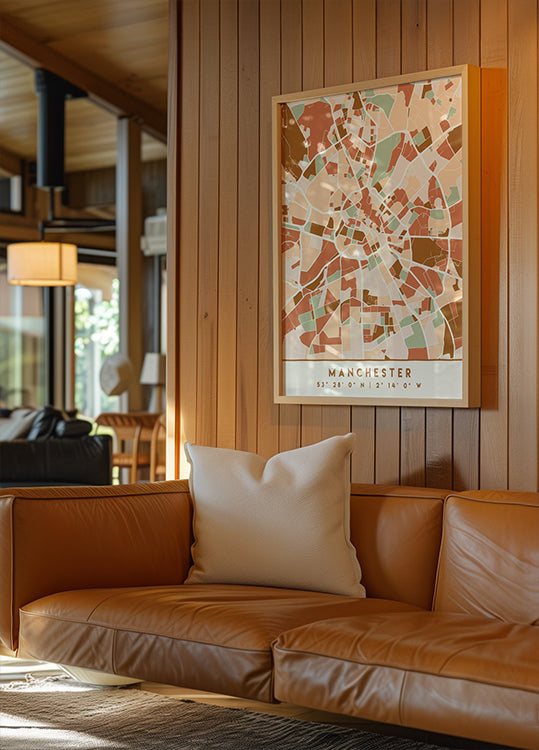 Cartes noires tons de terre 45 Poster