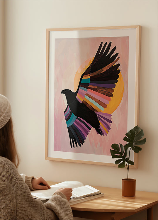 Oiseau éveillé Poster