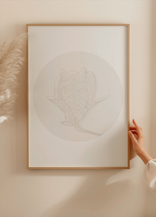 Picasso - Les Roses Affiche