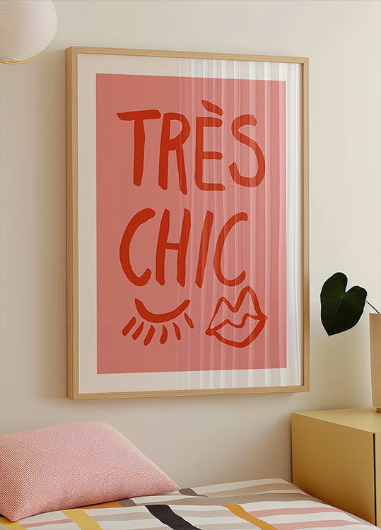 Rose Très Chic Poster