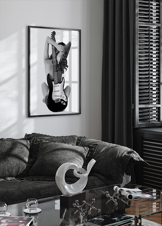 La Dame et la Strat Poster