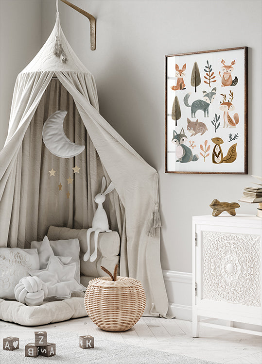 Animaux mignons n°1 Poster