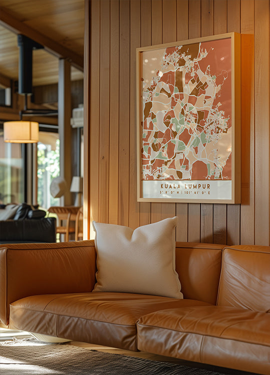 Cartes noires tons de terre 37 Poster